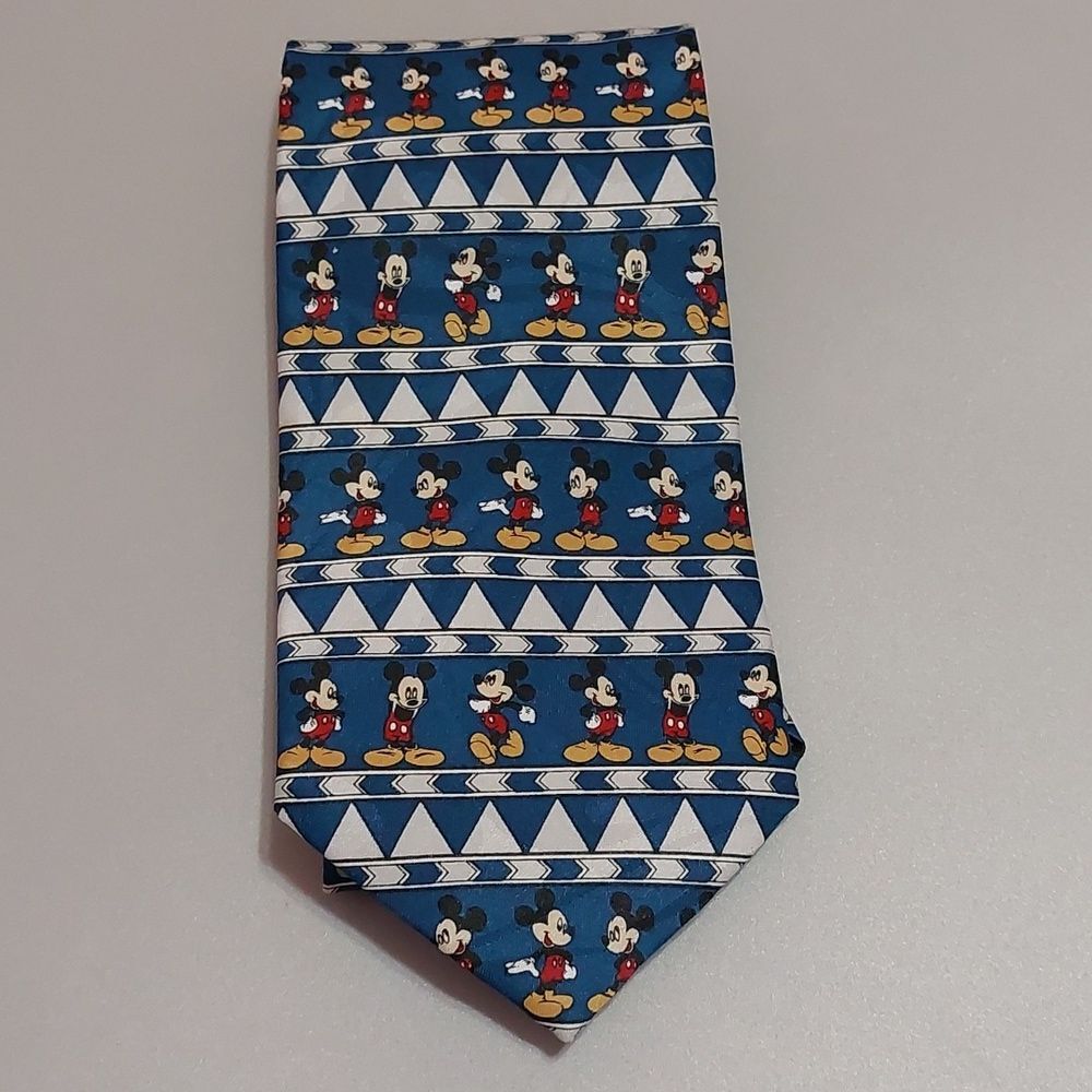 Disney Balancine Inc Mickey Mouse Allover Print Necktie